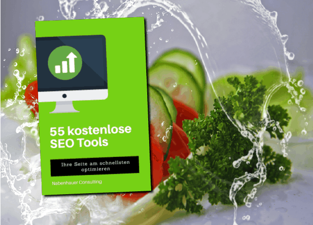 Mit dem kostenlosem E-Book “55 kostenlose SEO Tools” besser bei Google gefunden werden.